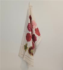 vintage tea towel - fleurs - cavallini & co