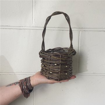 handmade petite basket