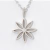 Small silver flower