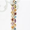 Coloured gemstone bracelet