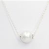 Single white pearl