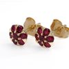 ruby cluster studs