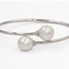 Two pearl bangle