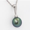 Tahitian pearl and diamond