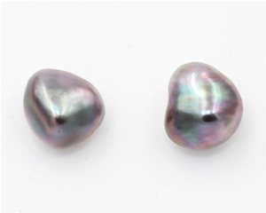 Black Keshi pearls