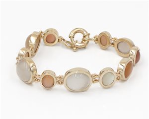 Moonstone and gold