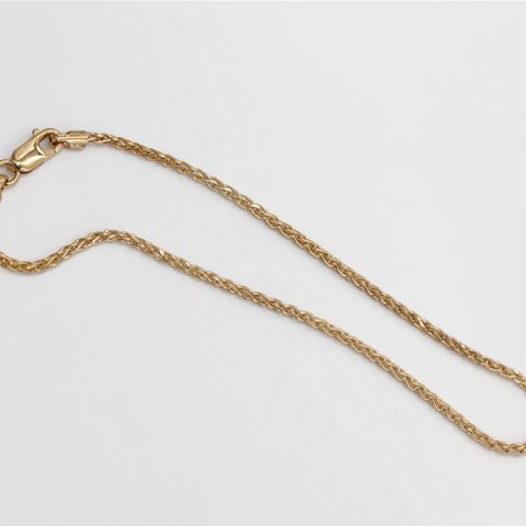 Foxtail gold bracelet