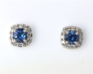 Sapphire and diamond cluster