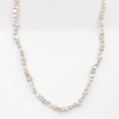White freshwater pearls