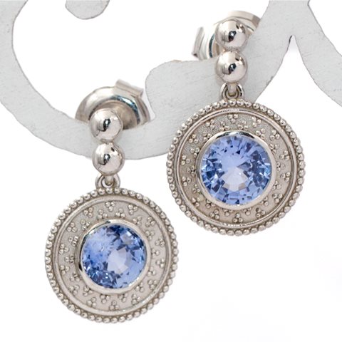 Granular set sapphires