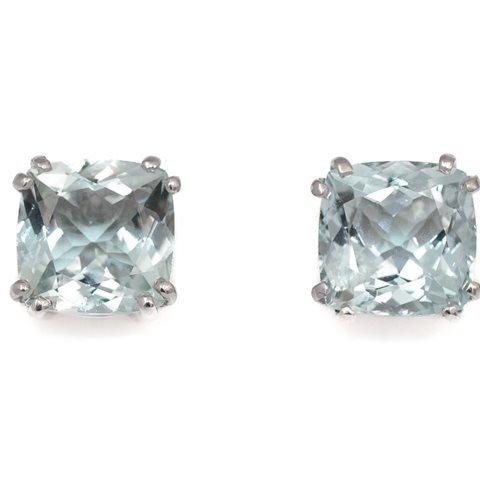 Aquamarine studs