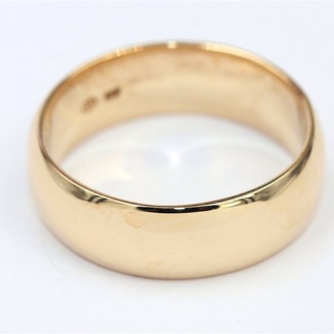 Gold band 7mm